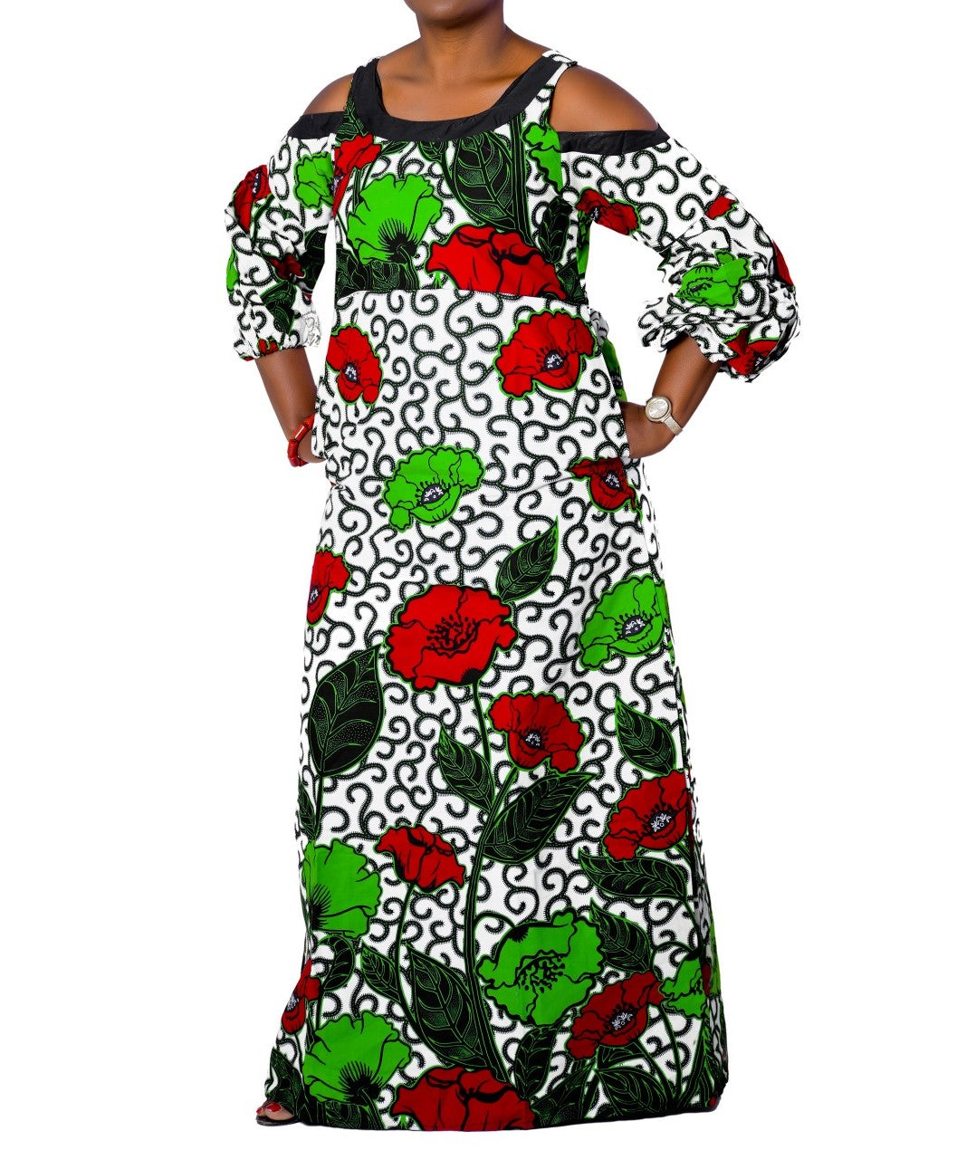 African Prints Ankara Dungaree Maxi Dress, Chetachi Dungaree Ruffled Maxi  Dress