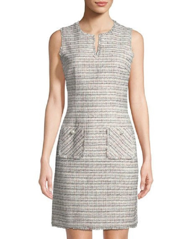 Karl lagerfeld hotsell pink tweed dress