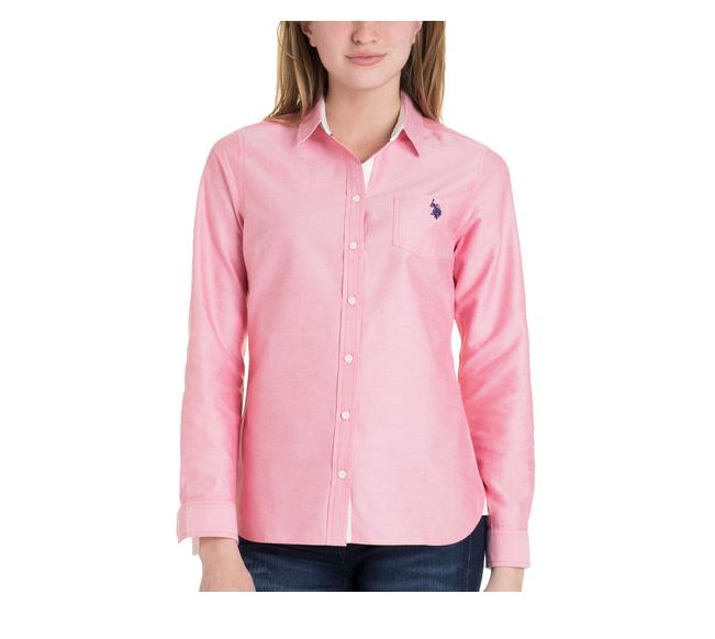 Uspa pink cheap shirt