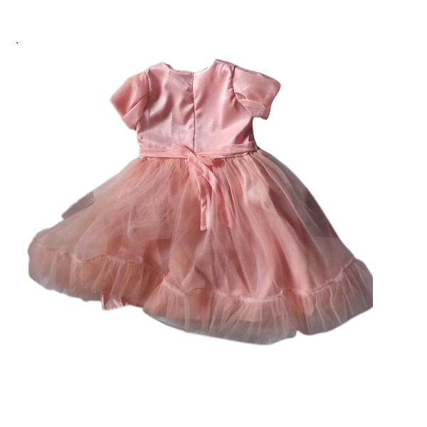 Girls Party Dress with Nude Purse