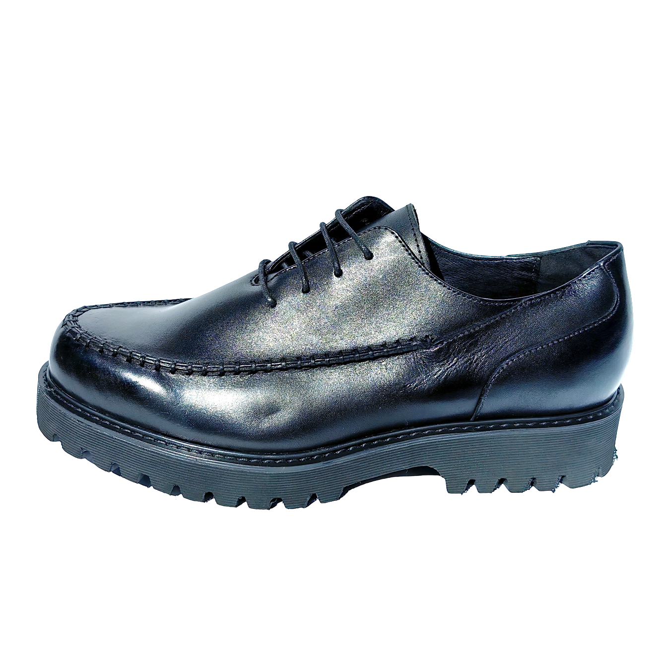 Flezy Men's Platform Shoes (Black)