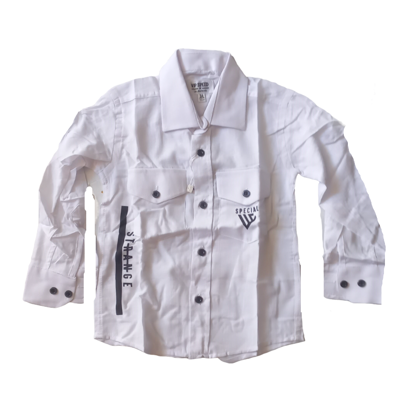 Boys Special Plain Long Sleeve Shirt