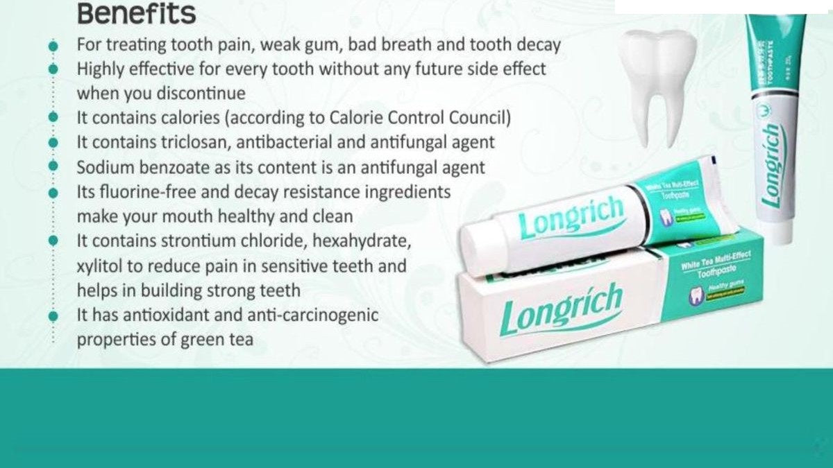 Longrich Toothpaste White Tea