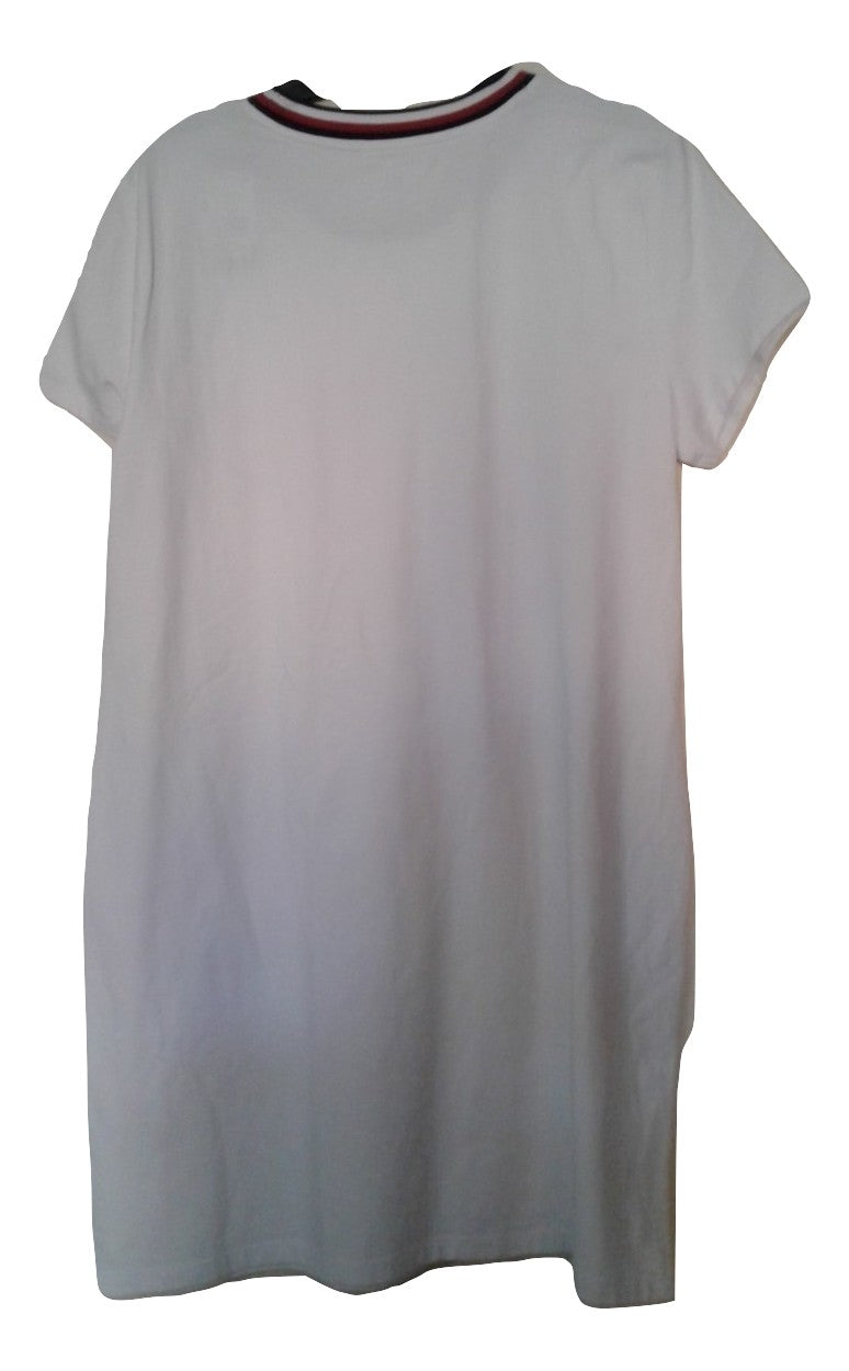 Tommy Hilfiger Casual T-Shirt Dress - White - Size 14