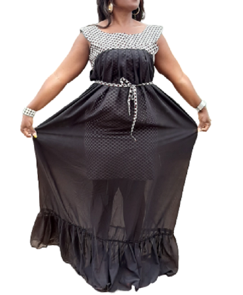 Buhle 2-in-1 Maxi Ankara Dress