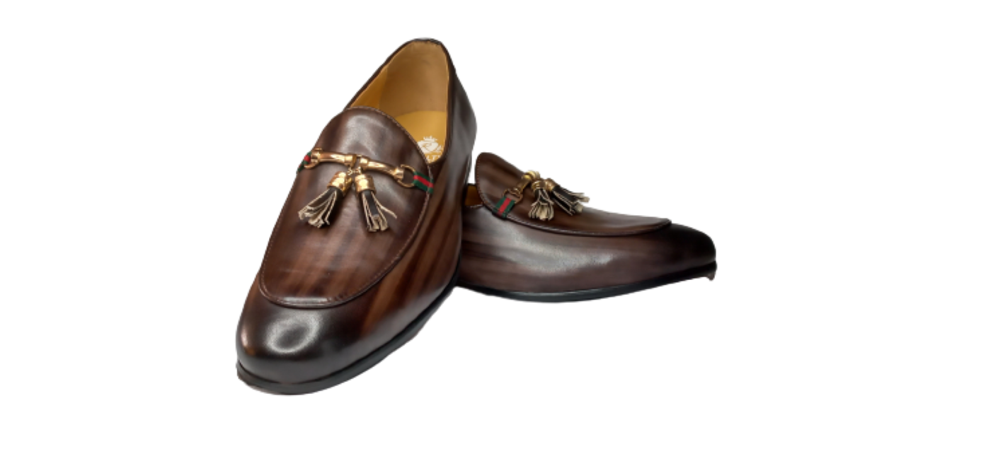 Goldberg Tassels Men's Shoes - Brown