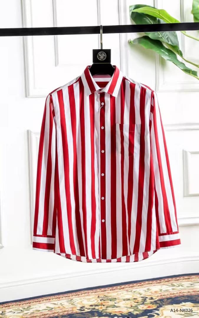 Nica Kessler Red & White Stripes Longsleeve Shirt