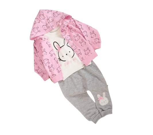 Kitten Baby Cloth Set - Girls
