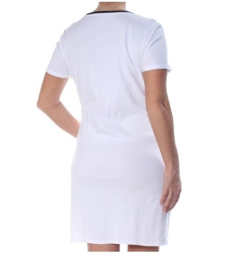 Tommy Hilfiger Casual T-Shirt Dress - White - Size 14