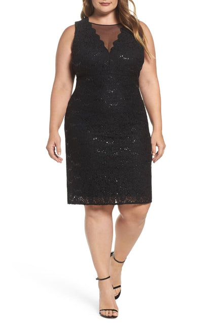 Morgan & Company - Lace & Sequin Cocktail Dress - Size 18